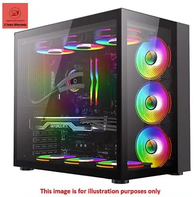 Gaming PC AMD Ryzen 5 4600G Radeon Graphics 32GB 64GB RAM 1TB M.2 SSD WIN 11 PRO • £760