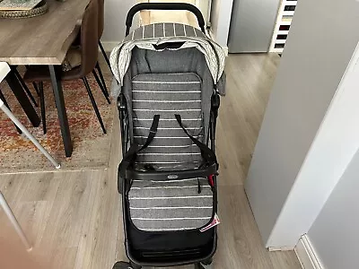 GRACO Stroller Pushchair Baby  Lightweight + Raincover  BREAZE LITE 2 • £65