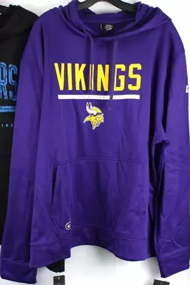 MINNESOTA VIKINGS Hoodie Sweatshirt Sweater Mens New Era NFL Team Pullover 2XL • $36