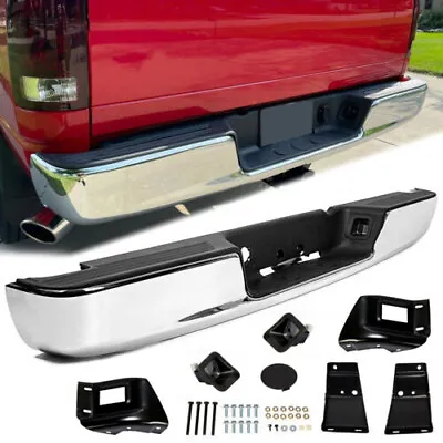 For 04-08 Dodge RAM 1500 2500 3500 HD New Chrome Rear Step Bumper Assembly • $135.15