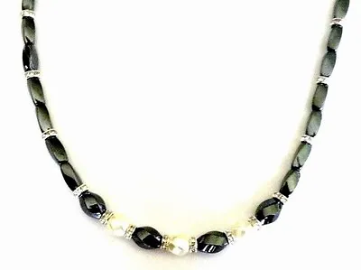 Women’s Magnetic Therapy Hematite Bracelet Anklet Necklace Triple Strength • $36.99