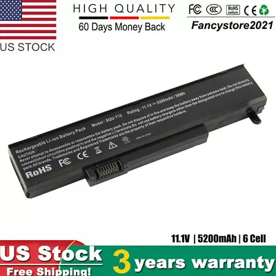  SQU-715 Battery For Gateway M-6800 M-6823a SQU-720 W35044LB W35052LB 6501210  • $22.99