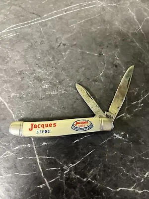 Vintage Imperial Jacques Seeds Advertising Pocket Knife Two Blade Folding • $12.99