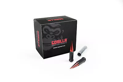 Gorilla Spike Lug Nut Kit M12-1.50 Red Spike Tip 20 Lug Nuts And One 1921SPK-KEY • $142.20