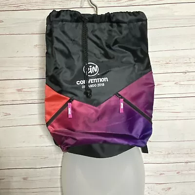 $17.99 • Buy Zumba Drawstring Backpack 2018 Convention Orlando EUC