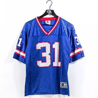 1998 Starter NFL New York Giants Jason Sehorn Jersey Youth Large VTG Football • $24.97