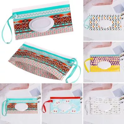 Carrying Case Wet Wipes Bag Stroller Accessories Cosmetic Pouch Tissue Box • $9.55
