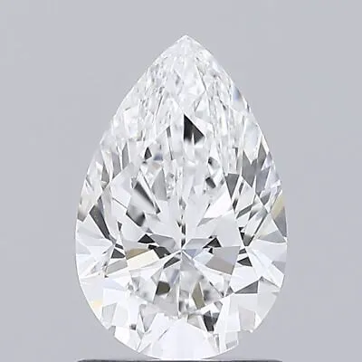 1ct D VVS2 Pear Cut Lab-Created Diamond Loose - Ideal Cut - IGI Certified • £700