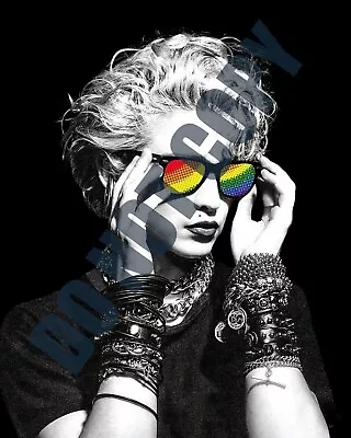 Retro 1980s Madonna You Can Dance With Sunglasses Celebration Tour 8x10 Photo • $14.99