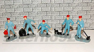 MECHANIC/GAS ATTENDANT SET OF FIVE (5)1:43 (O) Scale DIORAMA NEW NO BOX! • $24.95