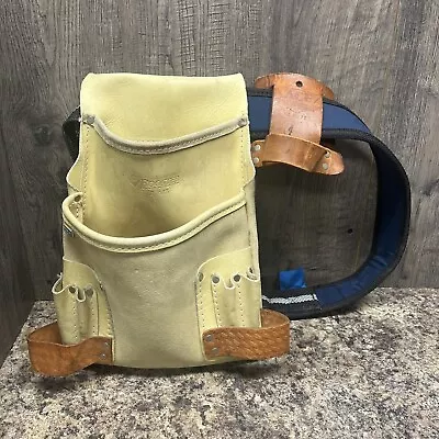 Rooster Sueded Leather Carpenter's Apron Tool Belt R-483 • $19.99