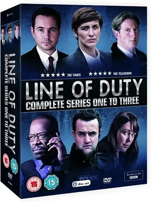 LINE OF DUTY COMPLETE SERIES 1-3 DVD Boxset Season 1 2 3 Original UK Release R2 • £9.99