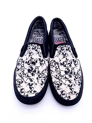 VISION STREET WEAR Men's Sneakers Punk Slip On Size 7 Flaws See Pictures B20 • $31.20