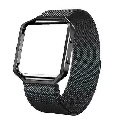 $16.49 • Buy Milanese Magnetic Wrist Band Bracelet Strap + Metal Frame For Fitbit Blaze Watch