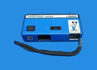 Kodak Mickey Matic Pocket Camera Blue Mickey Mouse Untested AS-IS • $9.99