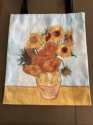 Van Gogh Print Sunflowers Canvas Bag Tote Bag Shoulder Bag - NEW • $5