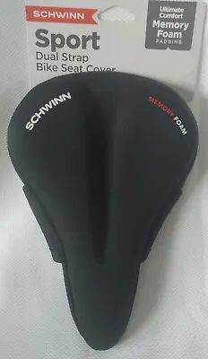 Schwinn Sport DUAL Strap Bike Seat Cover Memory Foam SW80055 • $14.95