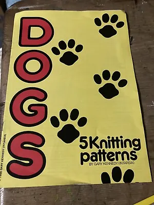 Dogs 5 Knitting Pattern Book  Jumpers 24 -44  • £2