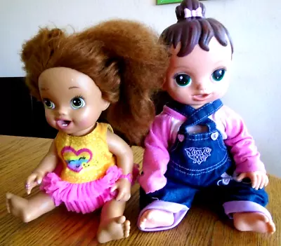 LOT OF 2 2013 Baby Alive Doll Darcy Dance Hispanic/ Multi Racial+ Added Doll • $9.99