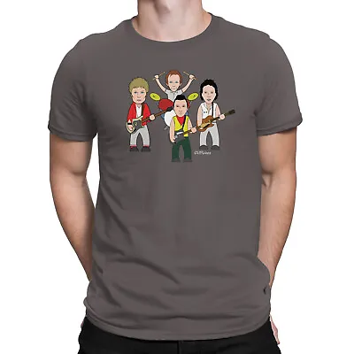 Mens ORGANIC Cotton London Calling VIPWees T-Shirt Music Rock Caricature Punk • £13.99