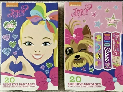 Nickelodeon JOJO SIWA Sterile Adhesive BANDAGES Box Party Favors DWTS DANCE MOMS • $10.26