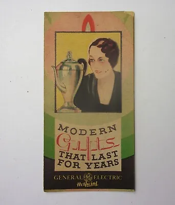 Vintage 30's? General Electric Hotpoint Modern Gifts That Last Leaflet W Prices • $14.99