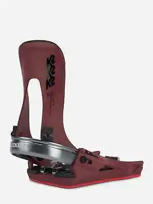 2024 K2 Clicker X HB Women's Step In Snowboard Bindings-Size: Small - Maroon NEW • $195.95