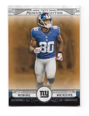 2014 Topps Museum Collection Football VICTOR CRUZ  Copper -NEW YORK GIANTS- #11 • $1.97