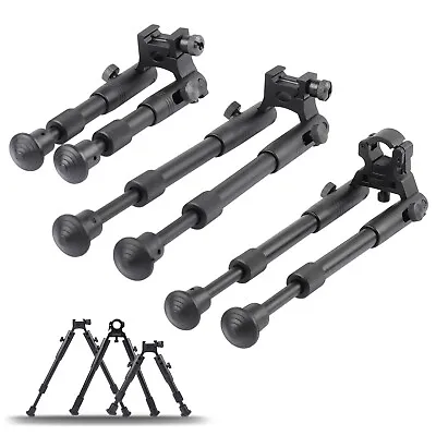 6/10  Adjustable Rifle Bipod Tactical Aluminum Barrel Mount For Picatinny Rail • £22.98