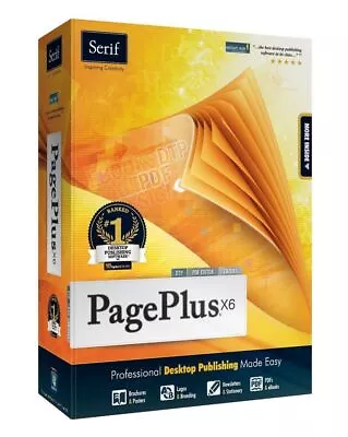 Serif PagePlus X6 NEW Desktop Publishing DTP PDF Editor EBook Design PC Software • £66.15