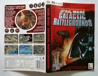 £2.50 • Buy *IINLAY ONLY* Star Wars Galactic Battlegrounds Inlay PC