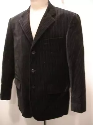 Mens 40R Londic British Spirit Black Velvet Smoking Jacket Blazer Sport Coat Vtg • $49.99