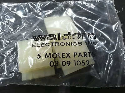 (5) Waldom Molex 03091052 5-Position Single Row Connector • $6.50