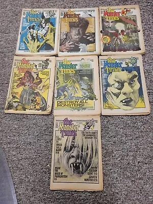 Lot Of 7 The Monster Times Numbers 6142425272829 • $60