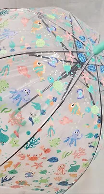 Children's Umbrella -Under The Sea Design • $14.24