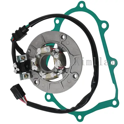 Magneto Stator Coil+Gasket Generator Cover For Yamaha 5XC-85560-00 YZ250F 06-09 • $179.53