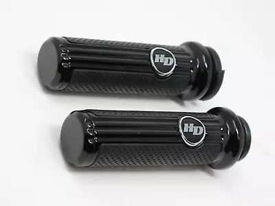 Harley Davidson Defiance Black Anodized Hand Grips Fly By Wire 56100157 Nice! • $119.88