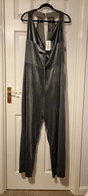 £10 • Buy Primark Silver Gray Jumpsuit Size 20