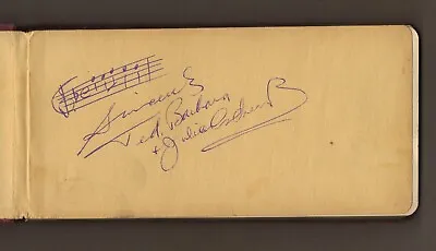 $221.59 • Buy Ted & Barbara Andrews With Julie Andrews - Original Hand-signed Album Page  1949