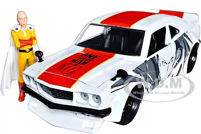 1974 Mazda Rx-3 & Saitama Figure  One Punch Man  1/24 Diecast Model Jada 33688 • $29.99