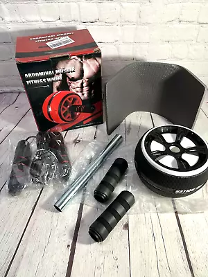 Abdominal Muscle Fitness Wheel Includes Jump Rope And Mat NEW • $20