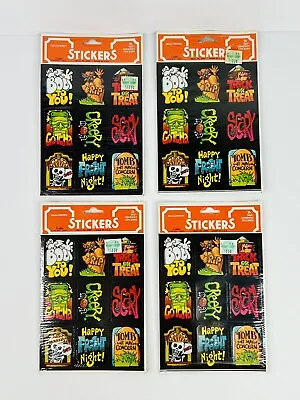 Lot Of 4 Vintage Eureka Halloween Stickers Made In U.S.A • $19.95