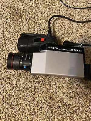 Vintage Minolta Compact Color Video Camera K-500s • $99.99