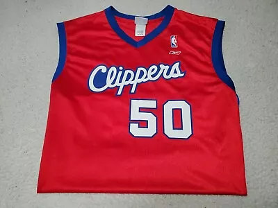 VTG Reebok Los Angeles Clippers Corey Maggette #50 Red Swingman Jersey SZ XL • $40