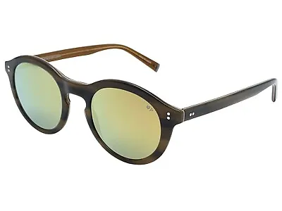 John Varvatos Sunglasses JV V519 UF Olive Horn With Gold Mirror - Polarized • $69