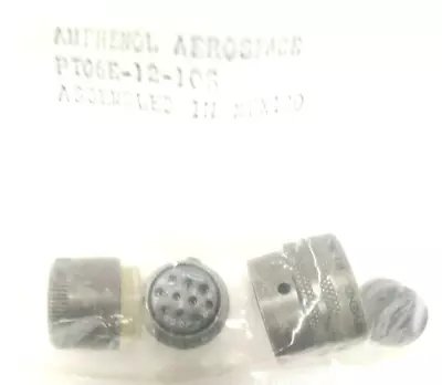 PTO6E-12-10S - 10 Pin Female MILITARY TYPE Plug CONNECTOR (solder) Free Shipp • $22.95