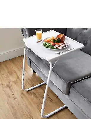 £22.99 • Buy Chums | Quality | TV Table Valet Portable - Foldable, Full Adjustable For