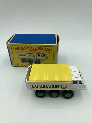 Matchbox Lesney ALVIS STALWART BP EXPLORATION VEHICLE 61 BOXED • £30