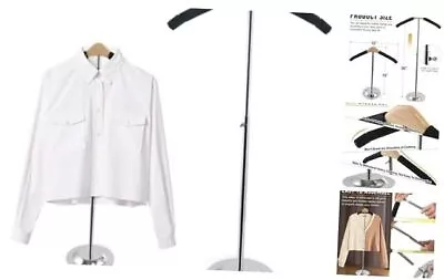 Adjustable T Shirt Display Stand - Easy To Assemble | Adjustable Height - 1 Pcs • $35.53
