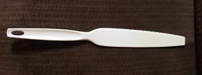 Foley Icing Spatula Spreader Serrated Knife 12  Nylon Plastic Ivory • $9.96